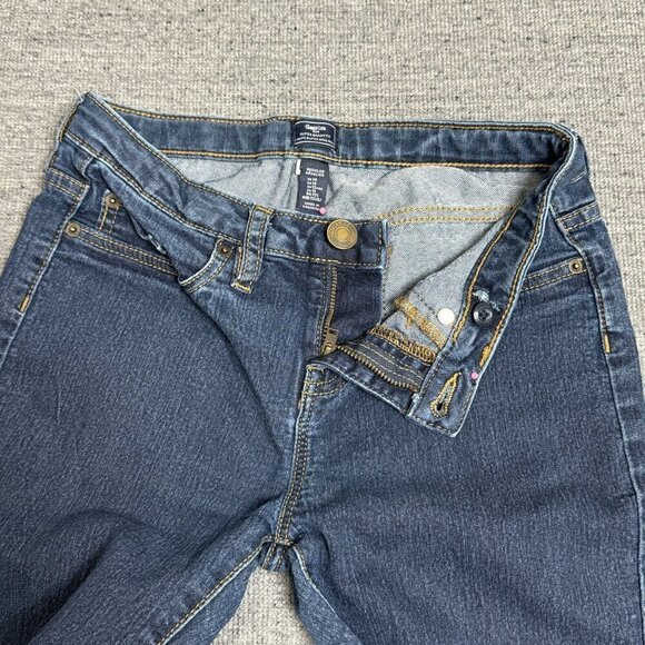 Gap Kids Skinny Fit Jeans Dark Wash Girls Size 14, W28 x L28 - Picture 11 of 14